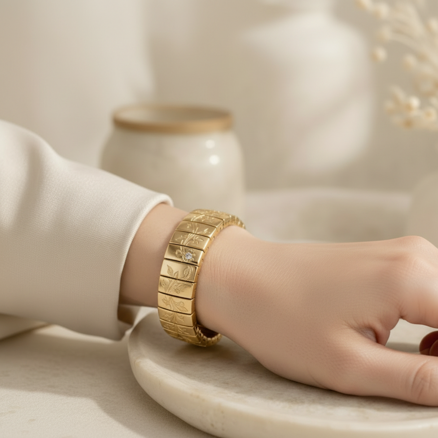 Bracciale in lega d'oro